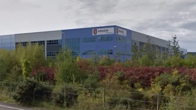 Amazon's Rugeley distribution centre