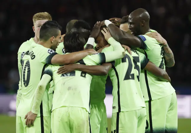 Manchester City celebrate