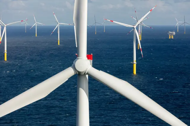 Siemens offshore wind turbines