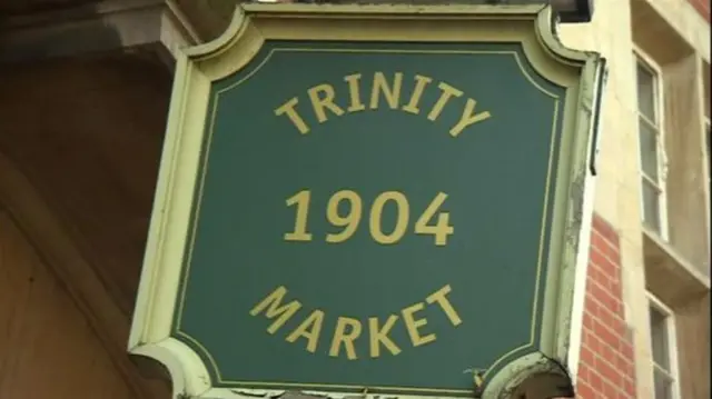 Trinith Market sign