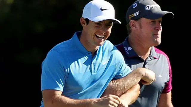 Rory McIlroy and Jamie Donaldson