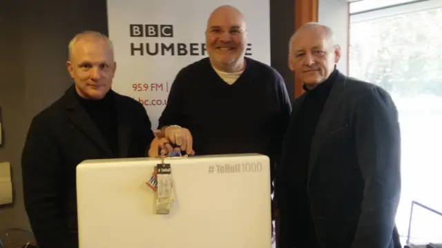 Huw Morris-Jones with David Burns and Paul Dennis