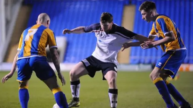 Senior Cup action