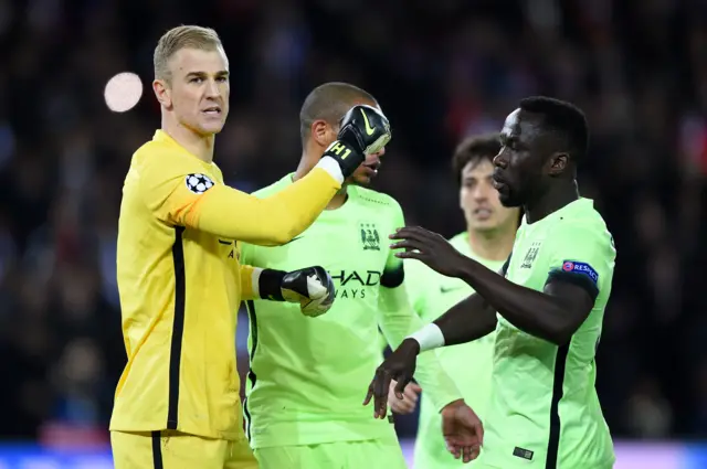 Joe Hart celebrates