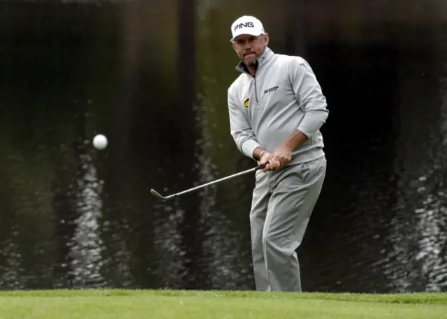 Lee Westwood in action