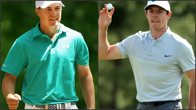 Jordan Spieth and Rory McIlroy