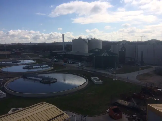 Water treatment Works Sheffield