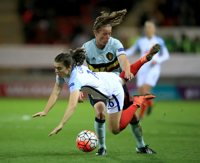 Karen Carney has been heavily involved since coming on