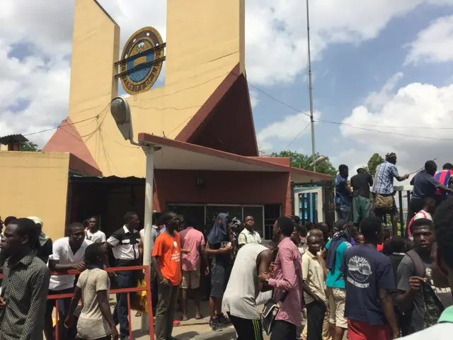 Student at University of Lagos in Nigeria