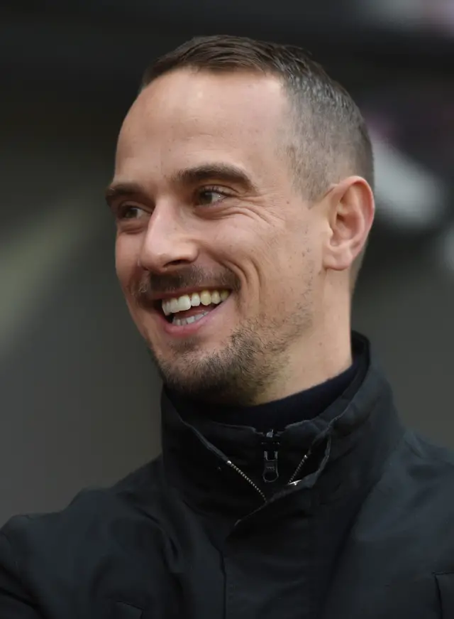 England manager Mark Sampson looks relaxed