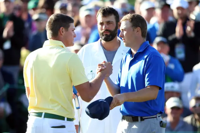 Jason Spieth and Bryson DeChambeau