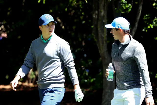 Jordan Spieth and Rory McIlroy