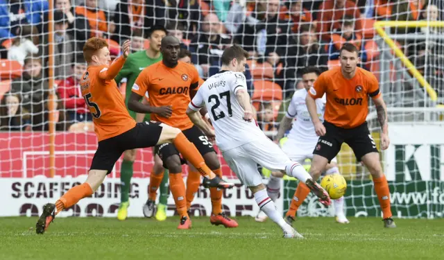 Iain Vigus fires Caley Thistle into a two-goal lead