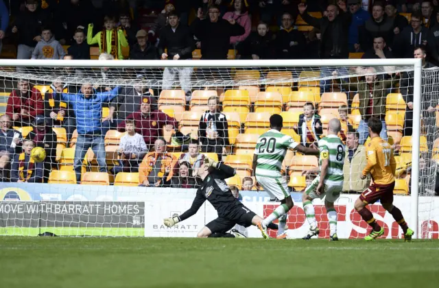 Scott McDonald equalises for Motherwell