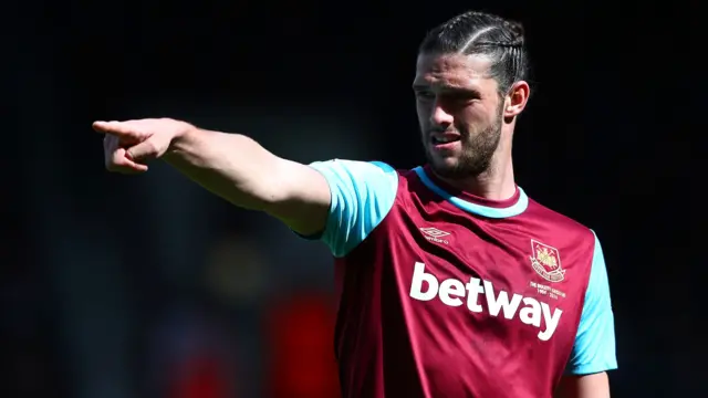 Andy Carroll celebrates