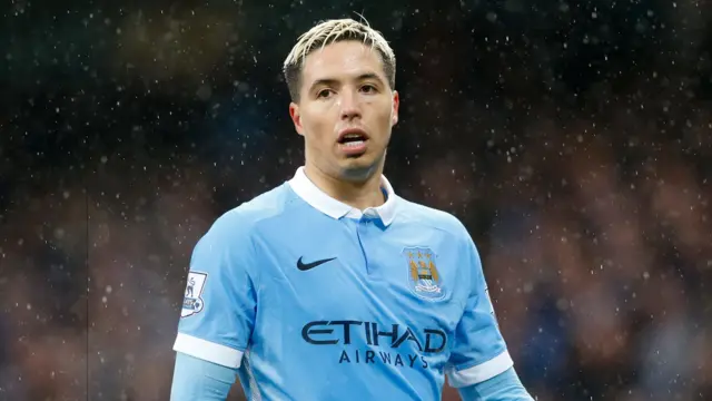 Manchester City's Sami Nasri