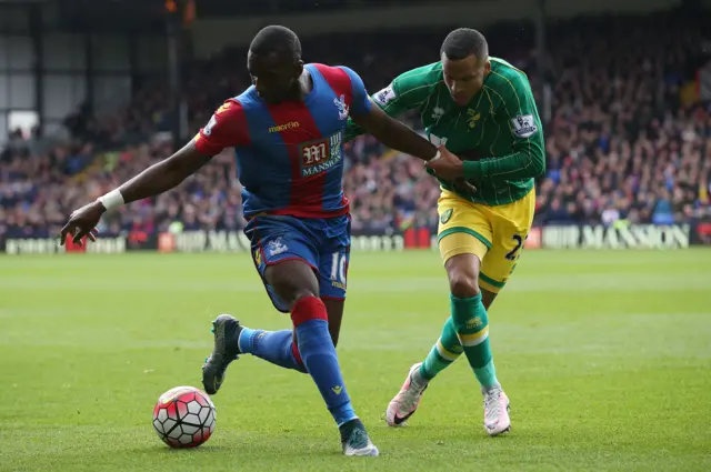 Yannick Bolasie of Crystal Palace