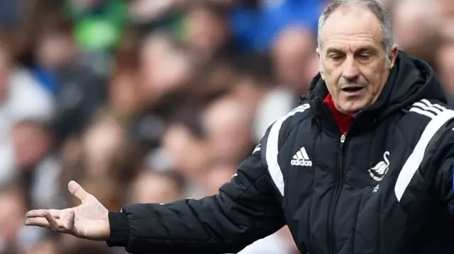 Swansea manager Francesco Guidolin