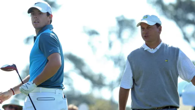 Rory McIlroy and Jeff Knox