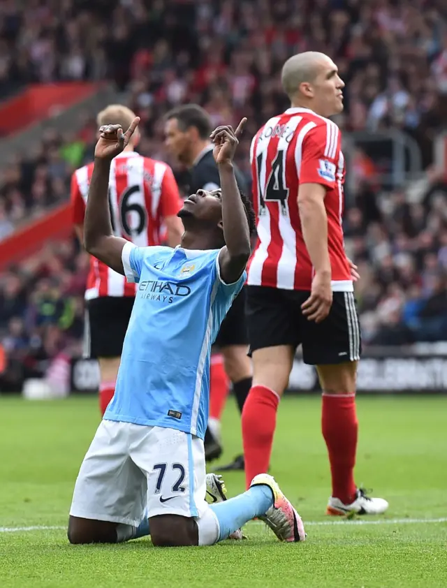 Premier League FT Southampton 42 Manchester City BBC Sport