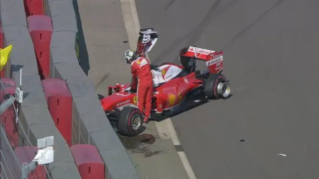 Sebastian Vettel's Russian GP crash