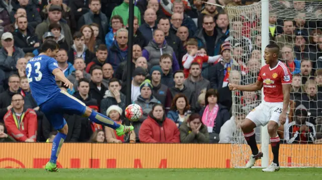 Leonardo Ulloa shoots