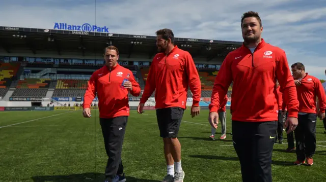 Brad Barritt at Allianz Park