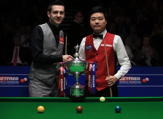 Mark Selby and Ding Junhui