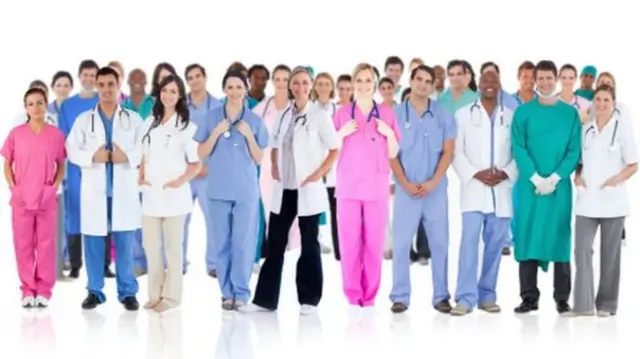 NHS doctors and nurses