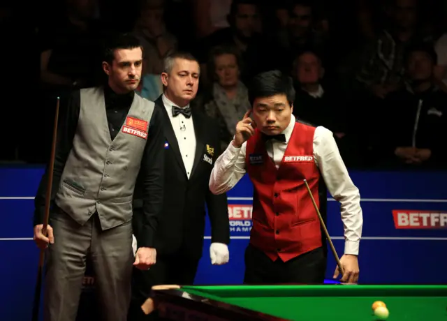 Mark Selby and Ding Junhui