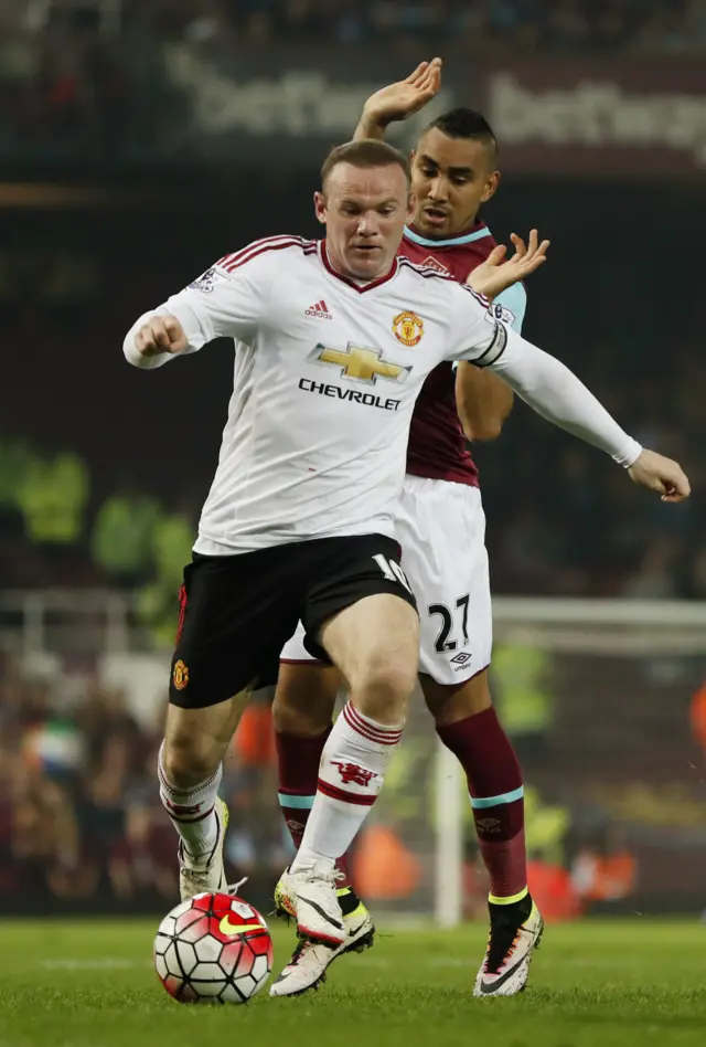 Wayne Rooney and Dimitri Payet