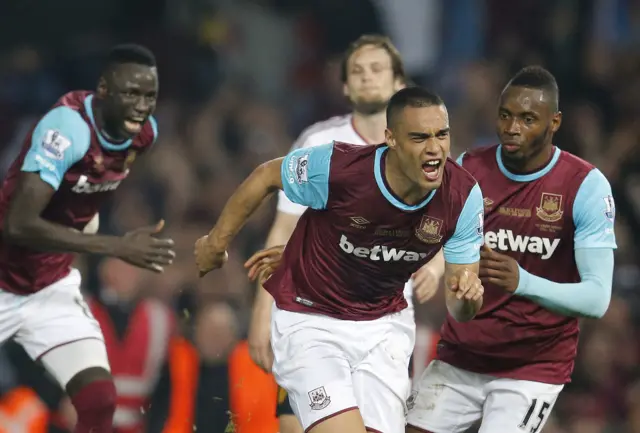 West Ham celebrate