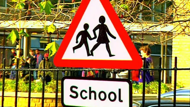 School sign