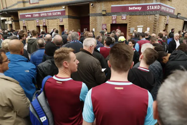 Upton Park turnstiles