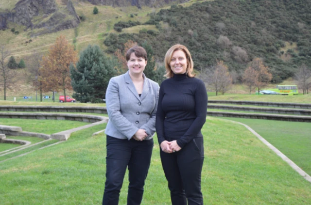 Ruth Davidson and Rachael Hamilton