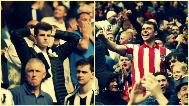 Sunderland v Newcastle fans