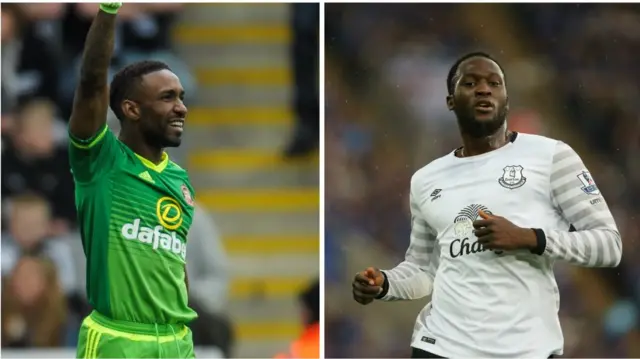 Jermain Defoe and Romelu Lukaku