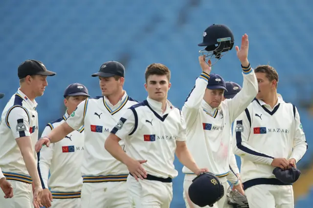 Yorkshire celebrate win
