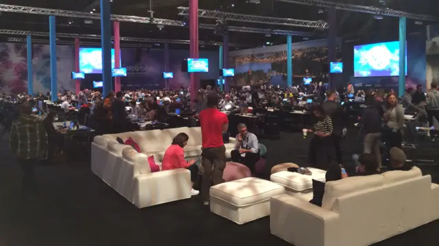 Eurovision press room