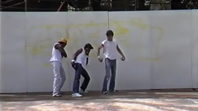 Cliff Price hip hop dancing and spray painting graffiti