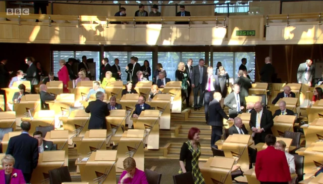 The chamber is resplendent in dappled sunshine