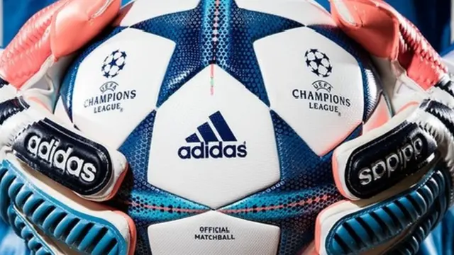 Adidas logo on football