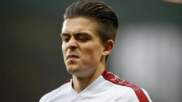 Aston Villa midfielder Jack Grealish