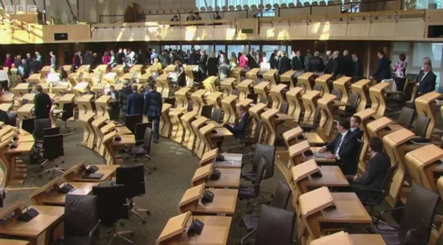 MSPs cast their vote for Deputy Presiding Officer at round 2