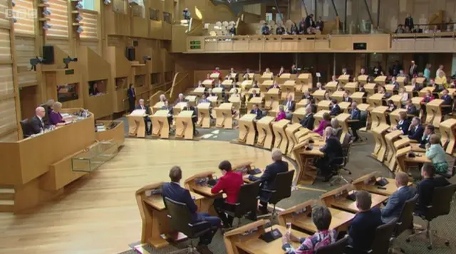 Holyrood chamber