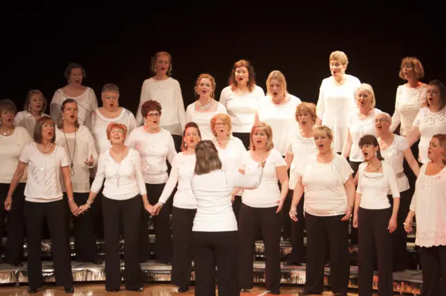 Rhapsody Chorus singing