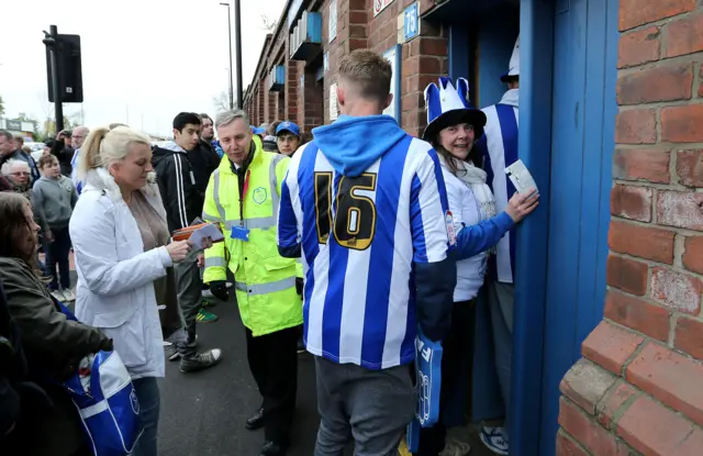 Sheffield Wednesday fans