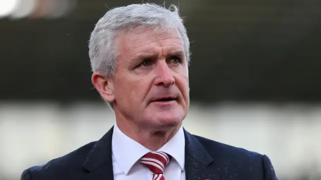 Stoke manager Mark Hughes