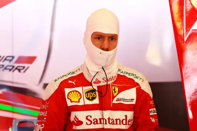 Sebastian Vettel balaclava