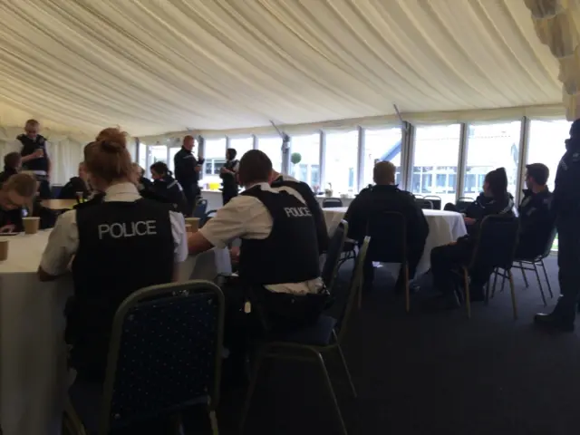 Police briefing